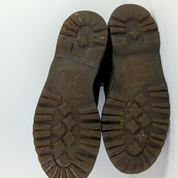 Vintage Worn Out Dr. Martens Brown Leather Boots - Picture 6 of 8